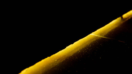 Growing Yellow Color Stripe Dark Background HD