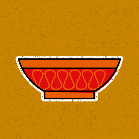 a cup of Chinese noodlesのイラスト素材