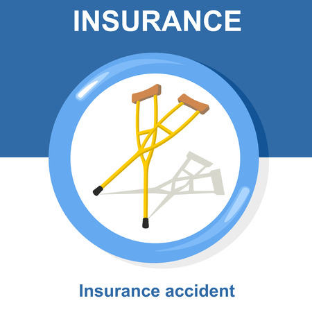 Insurance iconsのイラスト素材