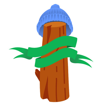 Lumber with tools and attributes:  woodpecker, axes, stamps and trees. The silhouette and linear vector monochrome design.のイラスト素材