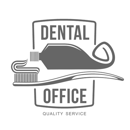Vector  on dental clinic. Web graphics, banners, advertisements, brochures, business templates. Isolated on a white background.のイラスト素材
