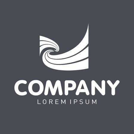 Vector abstract logo. Business Icons. Company identity. Icon isolated on white background. Graphic design editable for your design.のイラスト素材