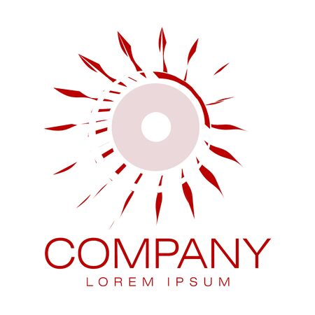 Vector abstract logo. Business Icons. Company identity. Icon isolated on white background. Graphic design editable for your design.のイラスト素材