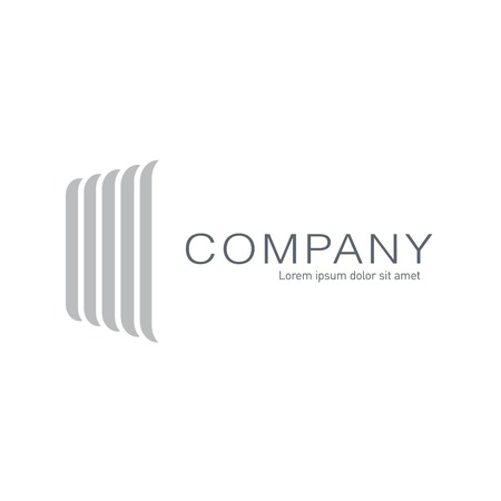 Vector abstract logo. Business Icons. Company identity. Icon isolated on white background. Graphic design editable for your design.のイラスト素材