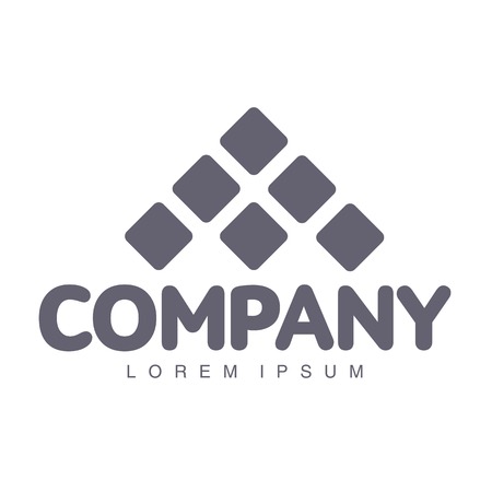 Vector illustration of abstract business Icon. The brand of the company. Company identity. Icon isolated on white background. Graphic design editable for your design.のイラスト素材
