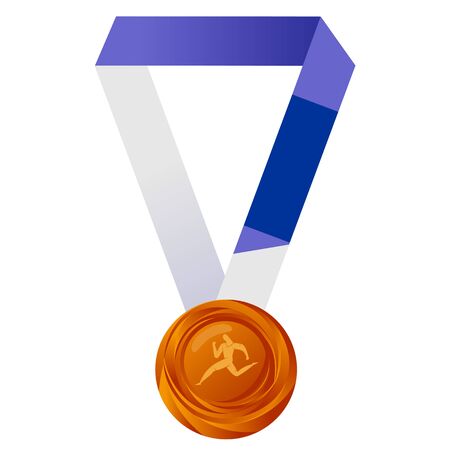 Vector illustration gold medal. Welcome to Japan.   Advertisements, signs, stickers, web banners, signage. Isolated on a white backgroundのイラスト素材