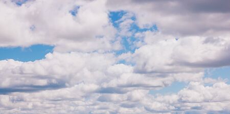 Blue sky background. Cloudy sky