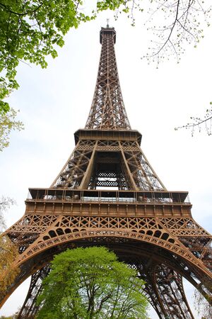 Eiffel Tower in spring time, Paris, France