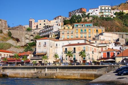 Pizzo town in Italy, Calabria の写真素材