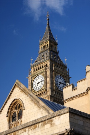 Famous Big Ben in London , UKの写真素材