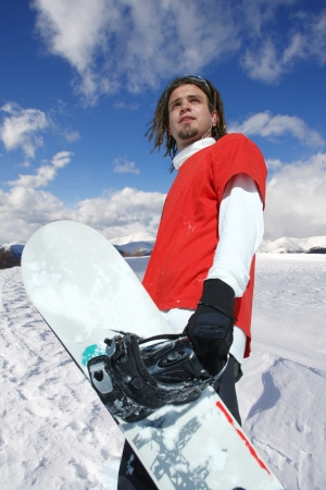 Snowboarderの写真素材