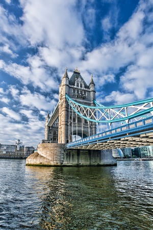 Famous Tower Bridge in London, Englandの写真素材