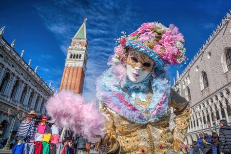 Carnival mask in Venice, Italyのeditorial素材