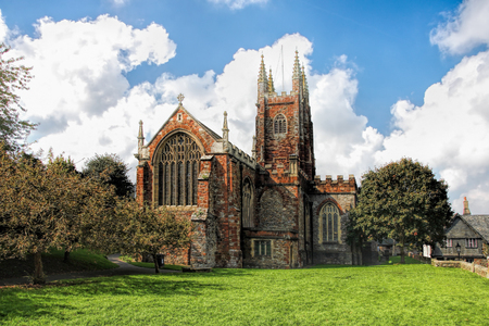 St Mary's Church in Totnes, England, UK