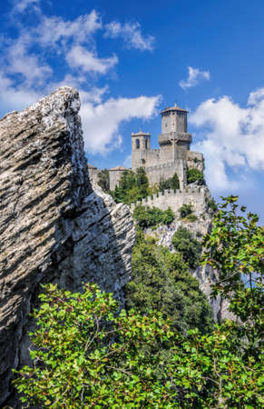 Rocca della Guaita, castle in San Marino republic, Italyのeditorial素材