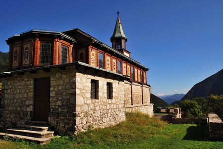  Holy spirit church in Alpsの写真素材
