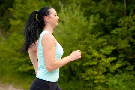 Runner girlの写真素材