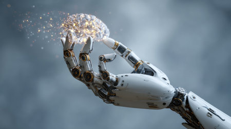 AI-driven IT tools helping business automation and intelligent decision-makingの素材