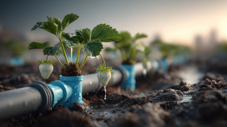 Smart farming system with automated irrigation powered by renewable energy sourcesの素材