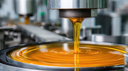 High-pressure homogenizer processing liquid food products for uniform consistencyの素材