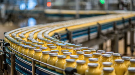 Filling line for yogurt cups with automated portioning and lidding unitsの素材