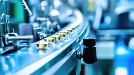 Automated packaging station connected to continuous pharmaceutical manufacturing lineの素材