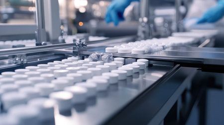 Automated continuous drug production with integrated sensors monitoring real-time quality controlの素材