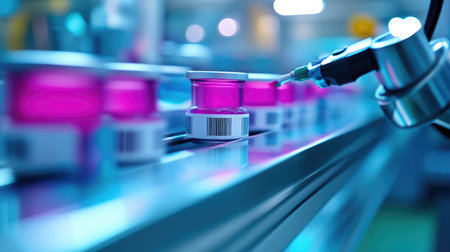 Barcode scanner and packaging line for pharmaceutical products in a sterile facilityの素材