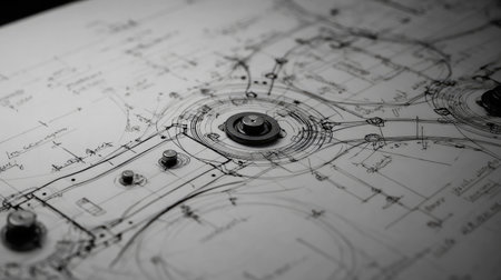 Steel structure joint detail drawing with bolt placement and welding notesの素材