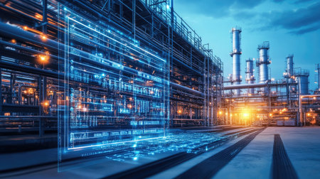 Steel frames and scaffolds enhanced by transparent smart tech dashboards for project managersの素材