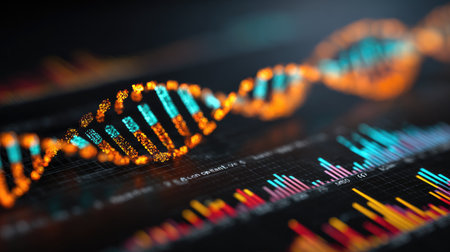 Digital representation of DNA mutation and protein engineering with data overlaysの素材