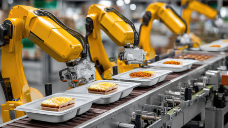 Robotics testing thermal integrity of ready-to-eat meal containers post-packagingの素材