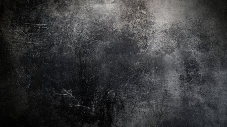 Grunge textured background in black and gray with distressed patterns and rough overlaysの素材