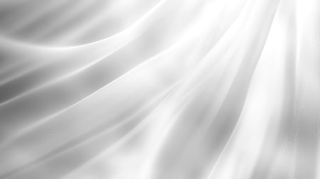 Soft white mist background with dreamy light gradient from center outwardの素材