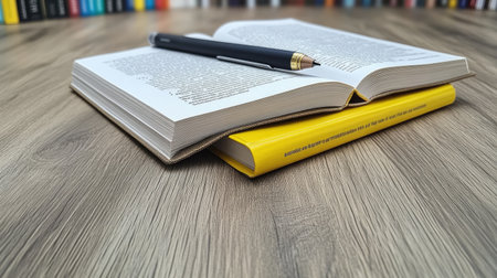 Exam preparation guide with diagrams, graphs, and annotations in a clean academic layoutの素材