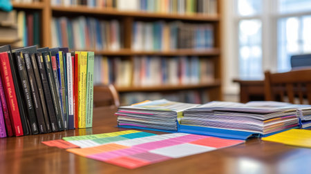 Study materials kit with printable guides, vocabulary cards, and color-coded index tabsの素材