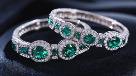 Discover the stunning elegance of these green gemstone earrings with diamond accents. Perfect for enhancing any outfit, these luxurious pieces radiate beauty and sophistication.の素材