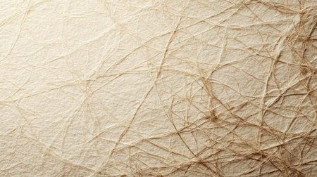 Explore the delicate beauty of this natural fiber texture, perfect for various creative projects, showcasing intricate threads and a warm, neutral palette.の素材