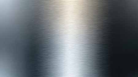 This image showcases a smooth metallic surface featuring a subtle gradient from dark to light, perfect for enhancing backgrounds and design projects with a modern touch.の素材