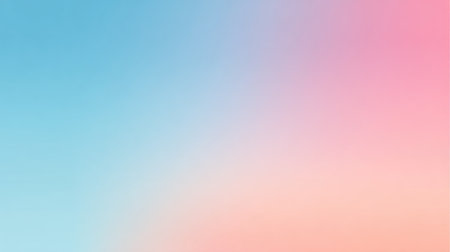 This soft pastel gradient background features calm shades of blue and pink, creating a serene and elegant atmosphere suitable for various design projects and media.の素材