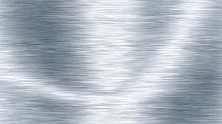 This high-quality silver metallic texture features subtle brush strokes that create a smooth, reflective surface, perfect for backgrounds in various creative projects.の素材