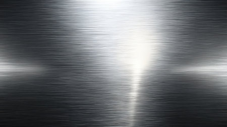 This brushed metal background features a smooth texture with soft highlights, perfect for modern design applications in websites, prints, and artistic presentations.の素材