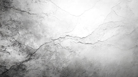 A striking gray background with a detailed cracked texture, perfect for modern design projects or as an artistic backdrop for various creative uses.の素材