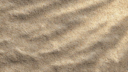 This image showcases a natural sandy texture featuring subtle waves and patterns, perfect for use as a background in diverse design and creative projects.の素材