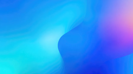 Explore this vibrant abstract background filled with soothing gradients of blue and purple. Perfect for artistic designs, digital projects, and visual presentations.の素材