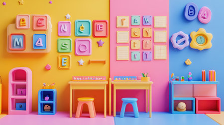 A vibrant and inviting childrenの素材