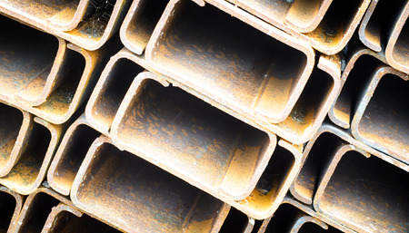 Background of strong steel ready for constructionの写真素材