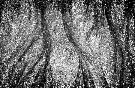Background and texture of sand on the beach with black and white color