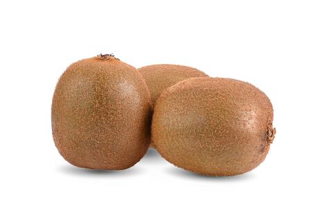 Kiwi, fresh, isolated on a white backgroundの写真素材