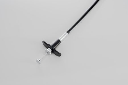mechanical shutter release cable for vintage cameraの写真素材